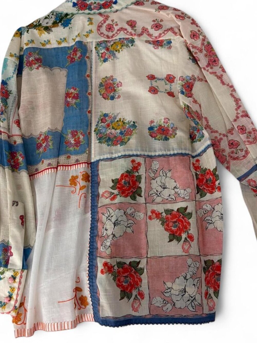 Zimmermann Clover Patchwork Floral Blouse – NWT – Size 1